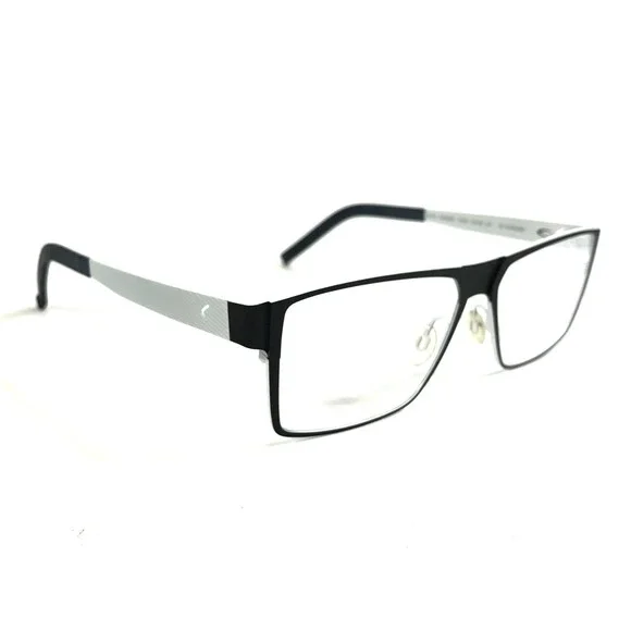 Blackfin Eyeglasses Frame BF705 OCEANSIDE COL.482 Matte Black White 54-14-145